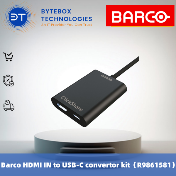 Barco HDMI IN to USB-C convertor kit（R9861581）【Bytebox】 - Bytebox Store ...