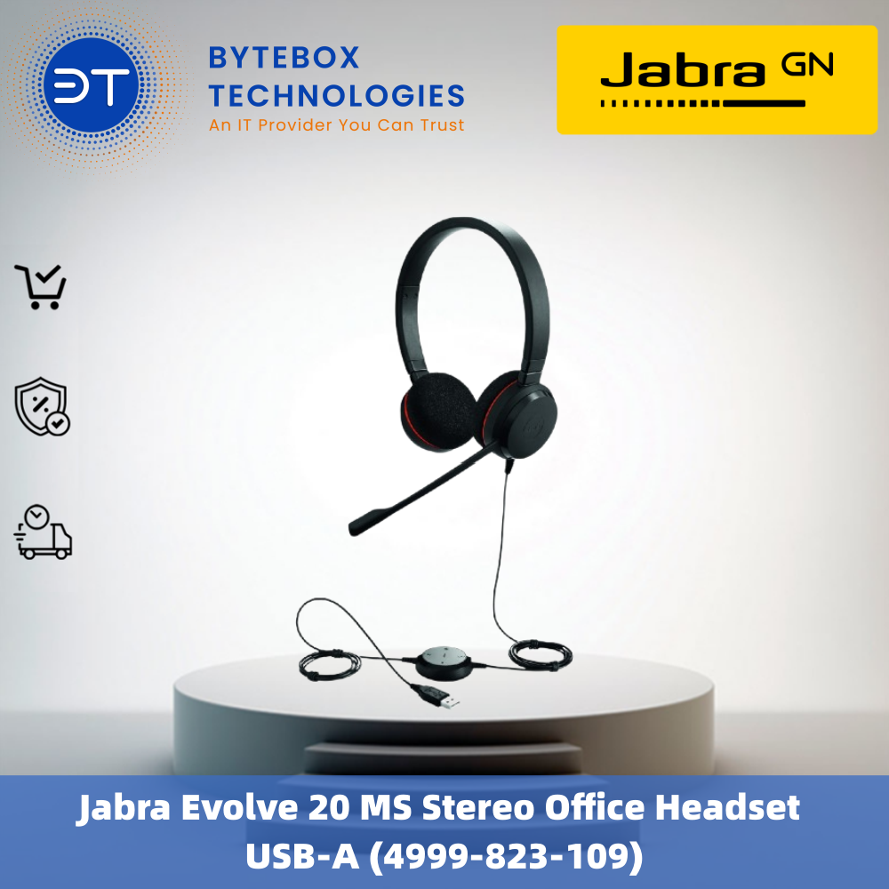 Jabra Evolve 20 MS Stereo Office Headset USB-A (4999-823-109