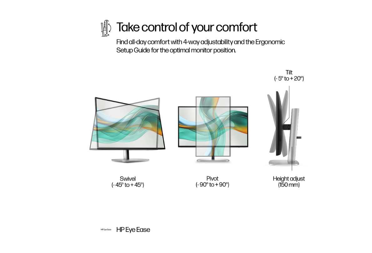 HP SERIES 5 PRO 27 INCH QHD USB-C MONITOR - 527PU【Bytebox】 - Image 2