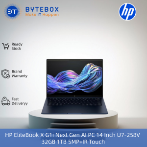 HP EliteBook X G1i Next Gen AI PC 14 Inch U7-258V 32GB 1TB 5MP+IR Touch【Bytebox】