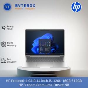 HP ProBook 4 G1i 14 inch  Core 5 120U 16GB 512GB 3 Years Premium Onsite 【Bytebox】